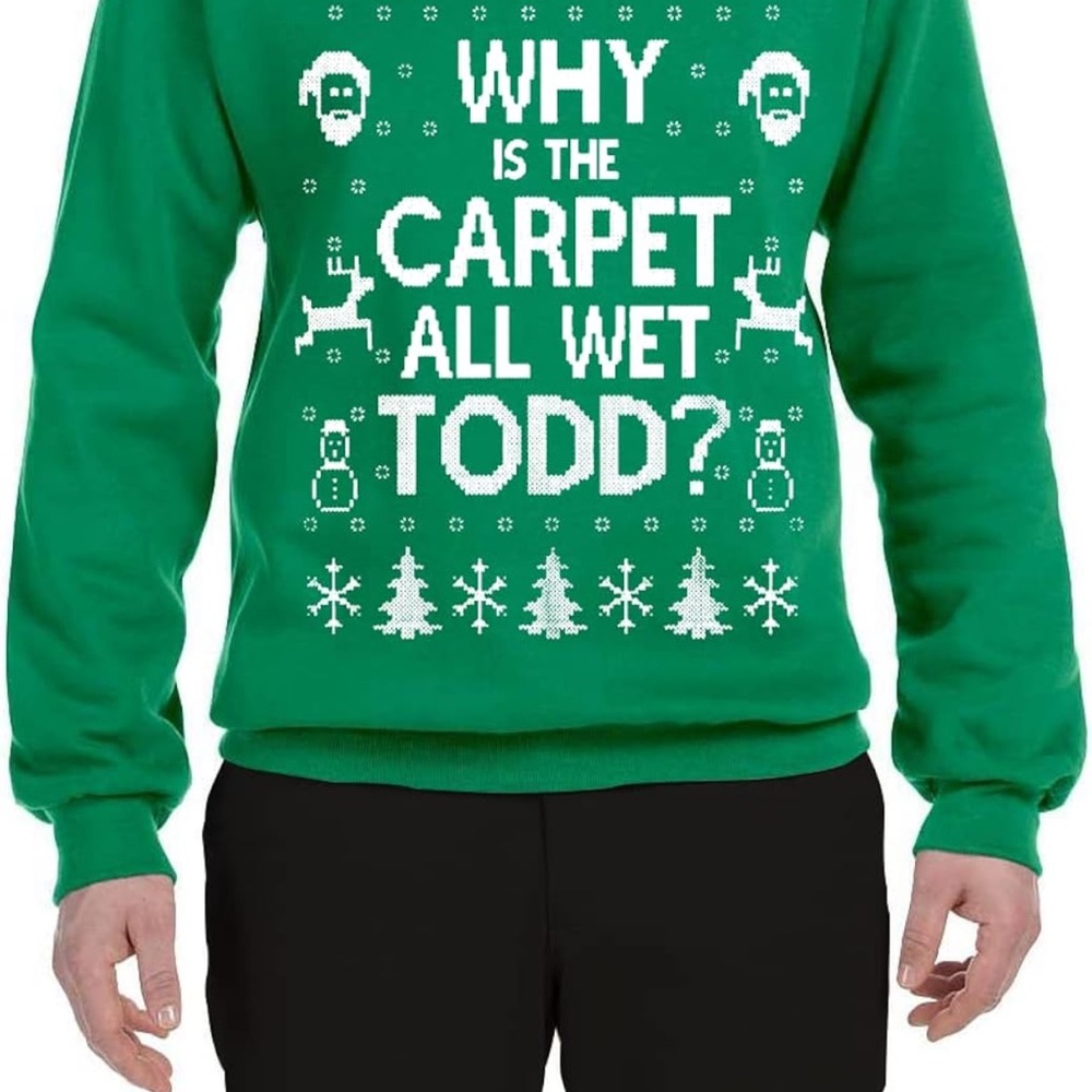 Wild Bobby I Don't Know Margo Ugly Christmas Sweater Unisex Crewneck Sweatshirt